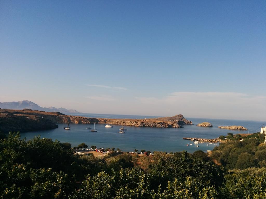 Little Lindos Sea View Studios Esterno foto