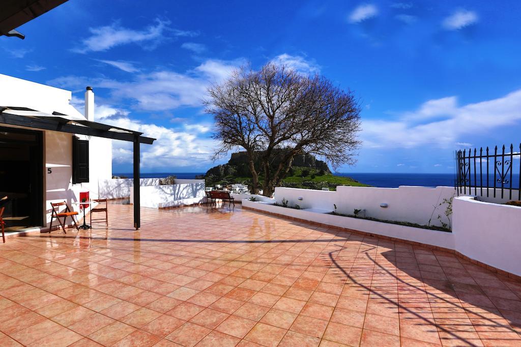 Little Lindos Sea View Studios Esterno foto